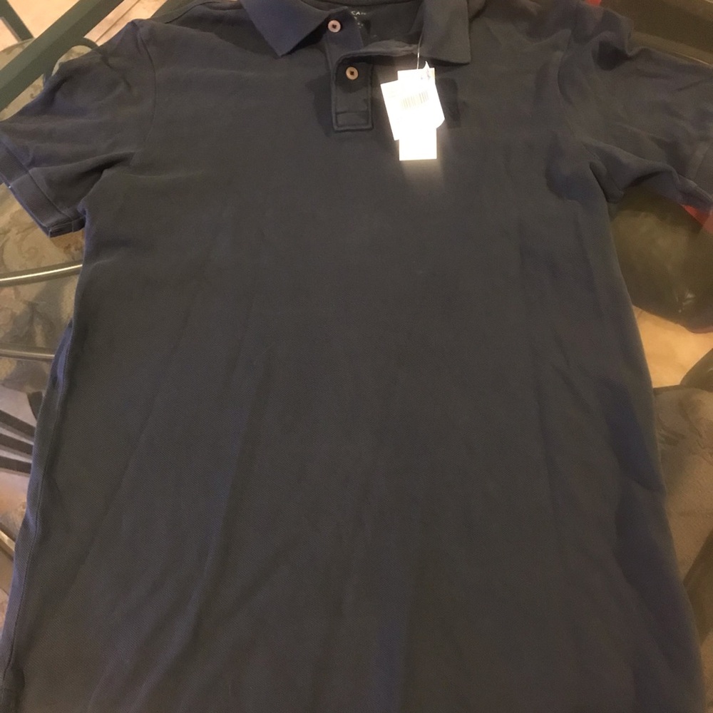 American Eagle Mens Classic Navy Polo Shirt NWT xs